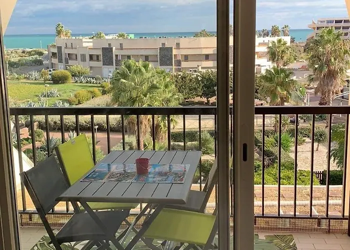 Apartamento Bagatelle Naturiste Heliopolis Clim Ascenseur Vue Parking Privé